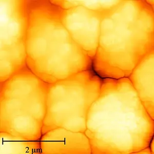 <p>Пленка оксида титана (TiO<sub>2</sub>). Метод зонда Кельвина.</p>